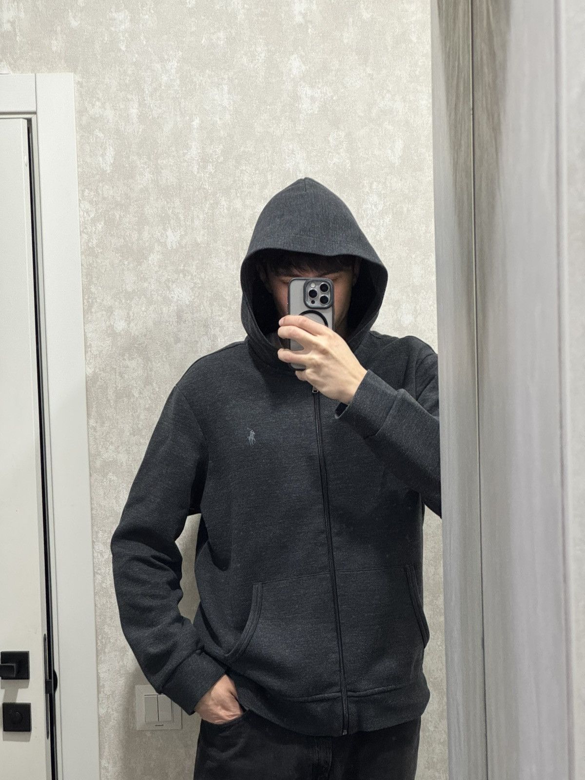 Polo Ralph Lauren × Vintage Polo Ralph Lauren gray zip hoodie men’s size L Xl Size US XL / EU 56 / 4 - 12 Thumbnail