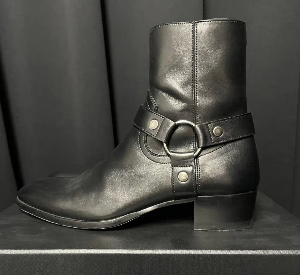 Saint Laurent Paris Saint Laurent Paris Sz 41 Saint Laurent Paris Metal Buckle Size US 8 / EU 41 - 2 Thumbnail