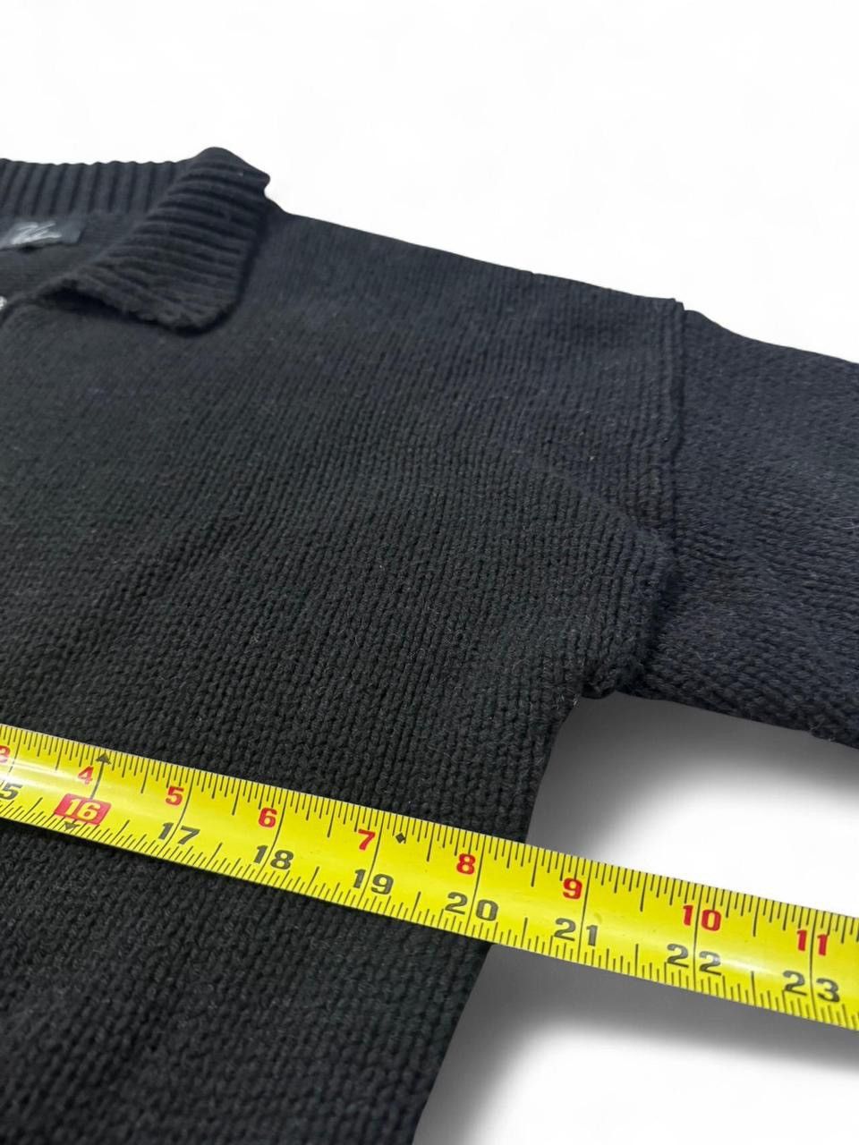 Vale Vale forever valley full zip cardigan sweater black embossed Size US S / EU 44-46 / 1 - 3 Thumbnail