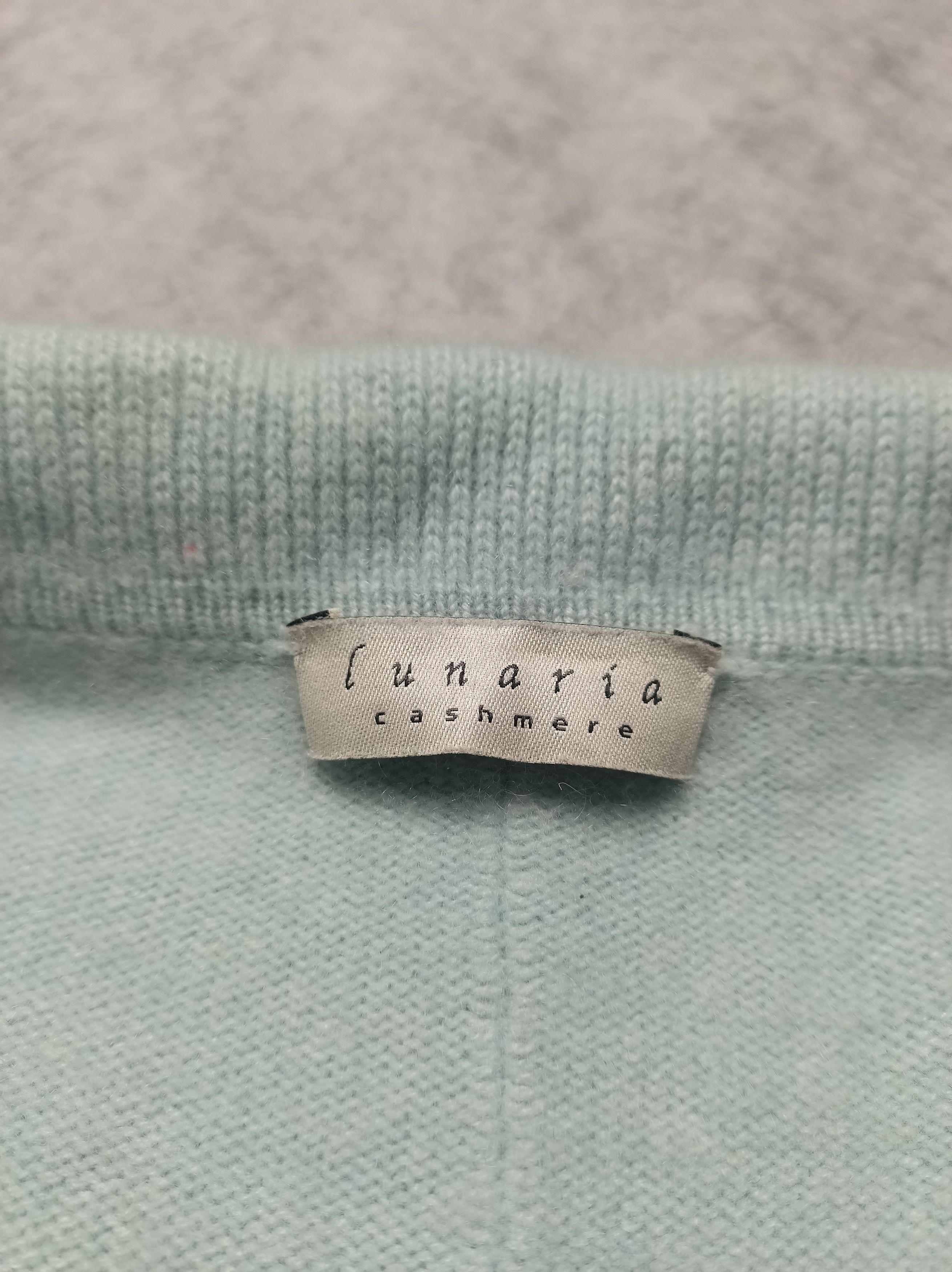 Other LUNARIA Cashmere Light Blue Cardigan IT 50 Size L / US 10 / IT 46 - 6 Thumbnail