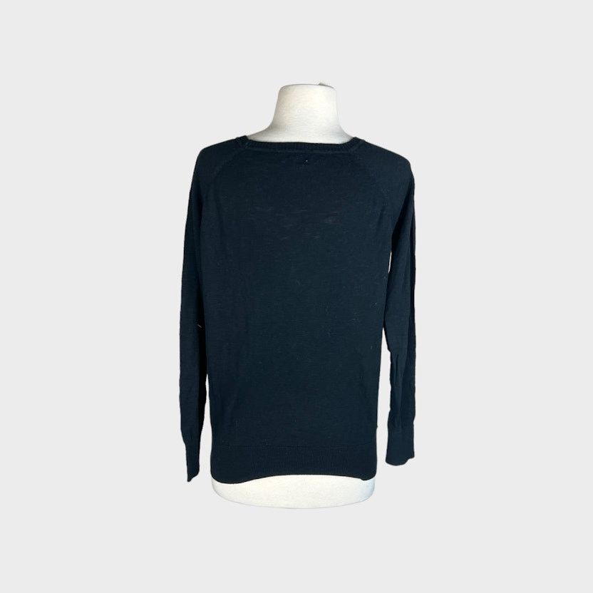 Target Basics Mossimo Supply Co | Women's Lace Front Sweater | Large Size L / US 10 / IT 46 - 4 Thumbnail