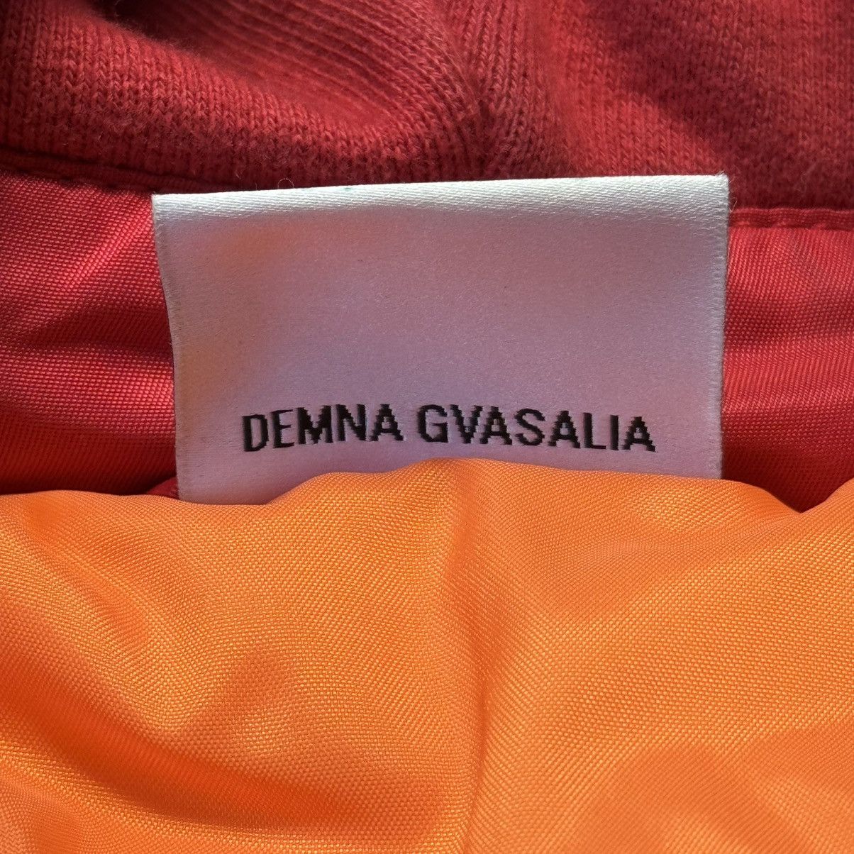 Vetements Vetements AW16 cropped red Bomber MA1 jacket Size US M / EU 48-50 / 2 - 6 Thumbnail