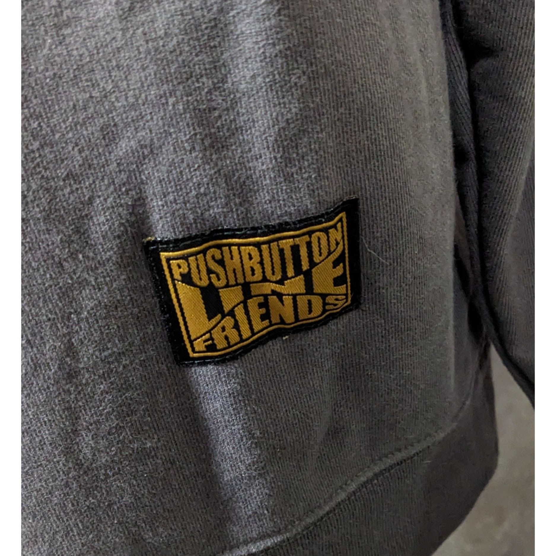 Other Pushbutton Line Friends Grey Love Sweatshirt Size Small Size US S / EU 44-46 / 1 - 14 Thumbnail