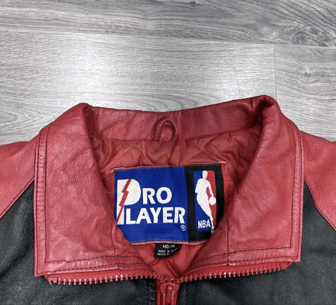 Pro Player Vintage 90s Pro Player NBA Chicago Bulls Leather Jacket Med Size US M / EU 48-50 / 2 - 3 Thumbnail