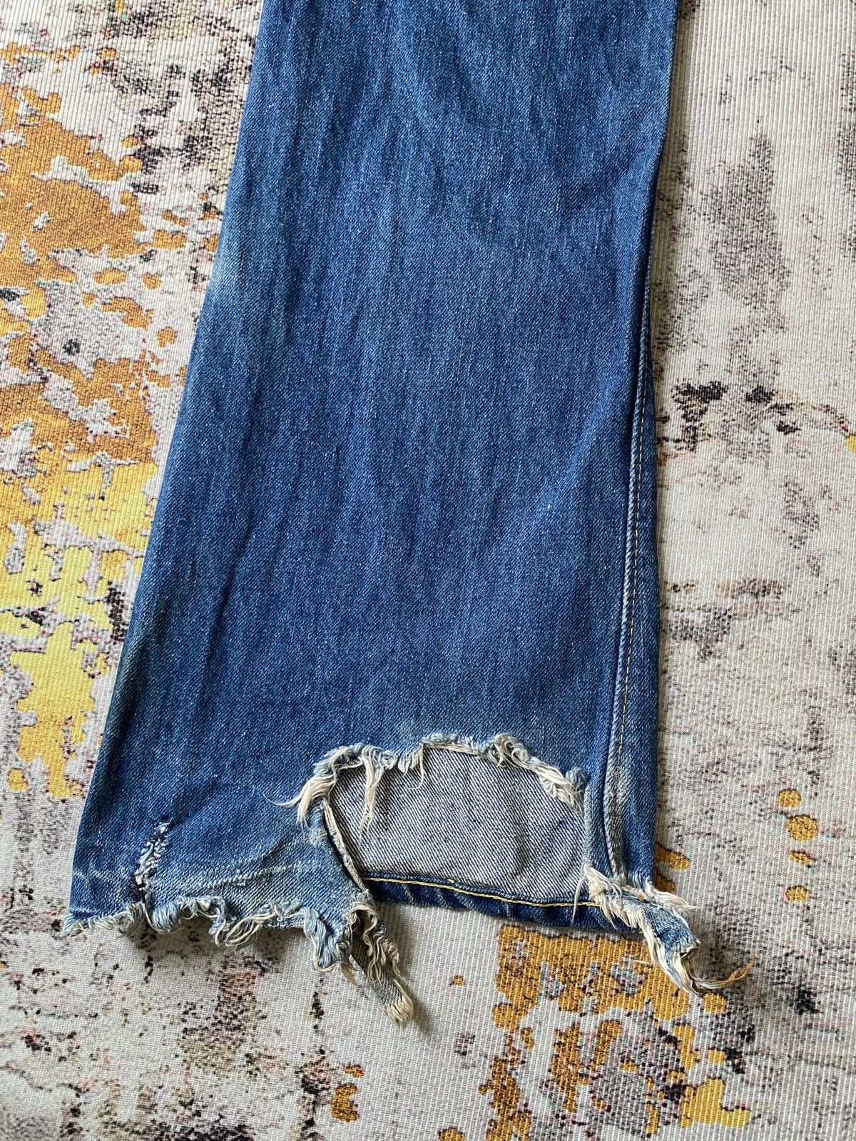 Vintage RARE !!! Vintage 70s Levi’s 646 Orange Tab Flare Denim Size US 30 / EU 46 - 10 Thumbnail