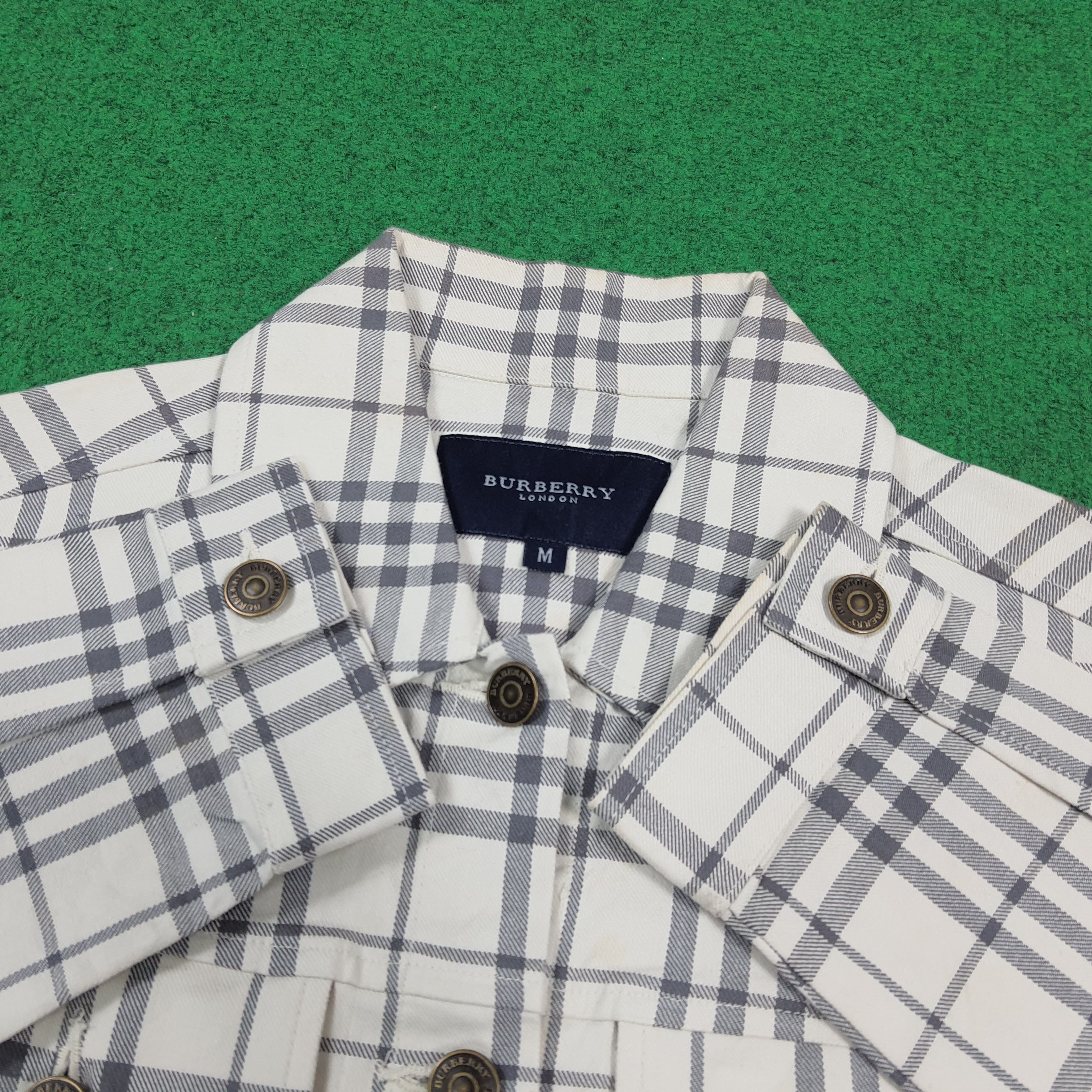 Burberry Vintage Burberry London Nova Check Cropped Jacket C298N18 Size XS / US 0-2 / IT 36-38 - 9 Thumbnail