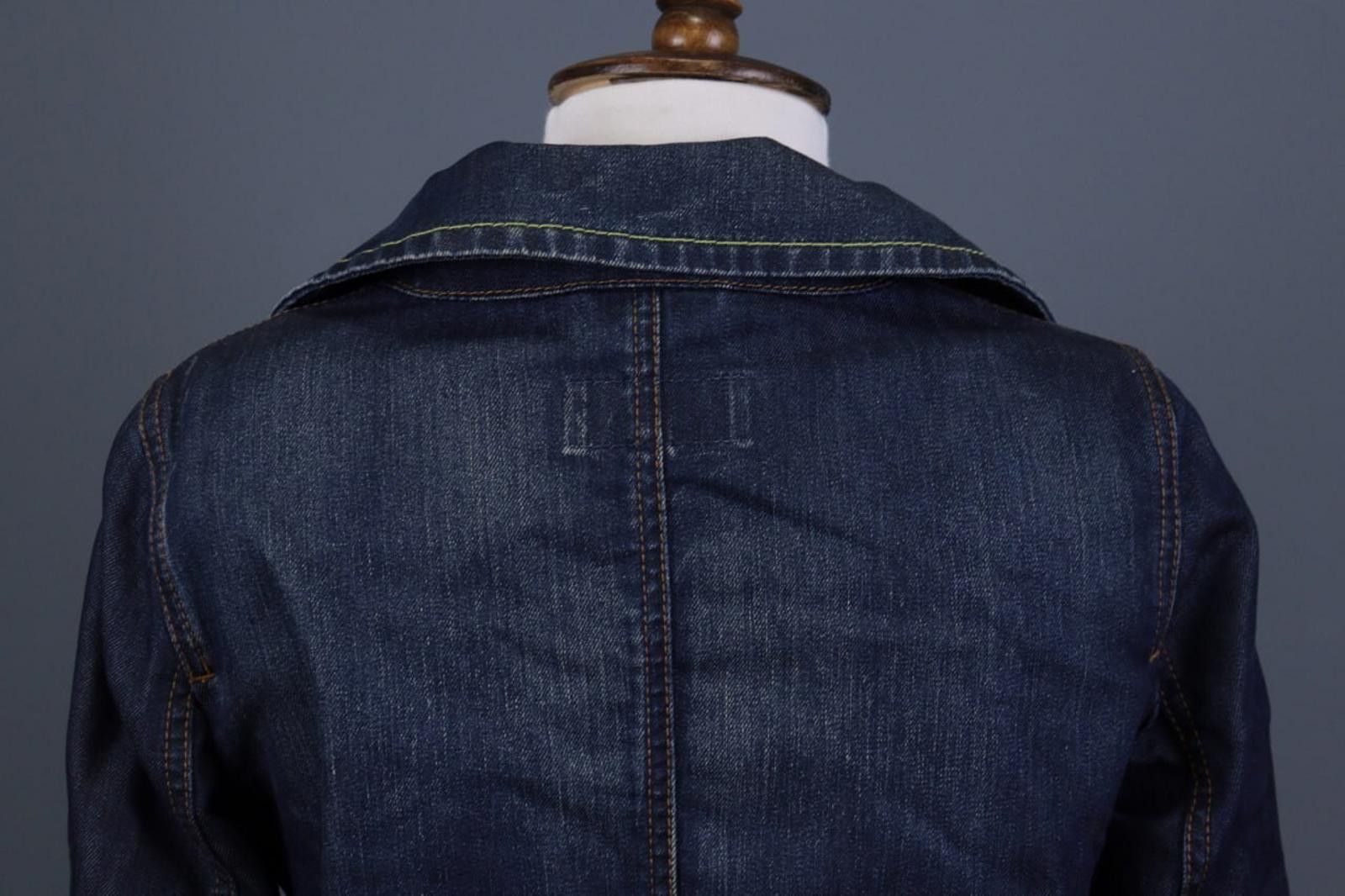 Escada Escada Blue Denim Three Button Blazer Jacket Size 36 Size M / US 6-8 / IT 42-44 - 12 Thumbnail