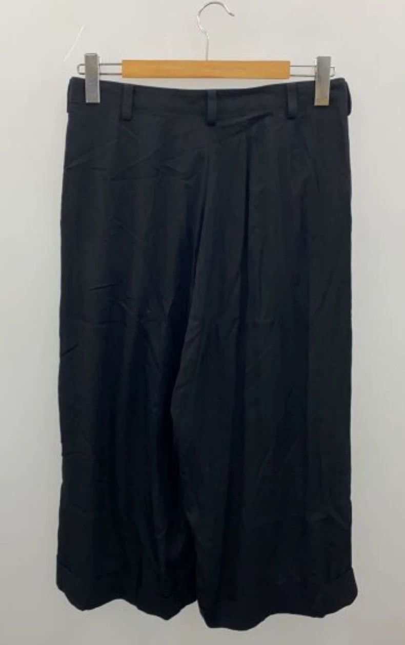 Y's Y's size 2 Black rayon button-down pants Size US 28 / EU 44 - 2 Thumbnail