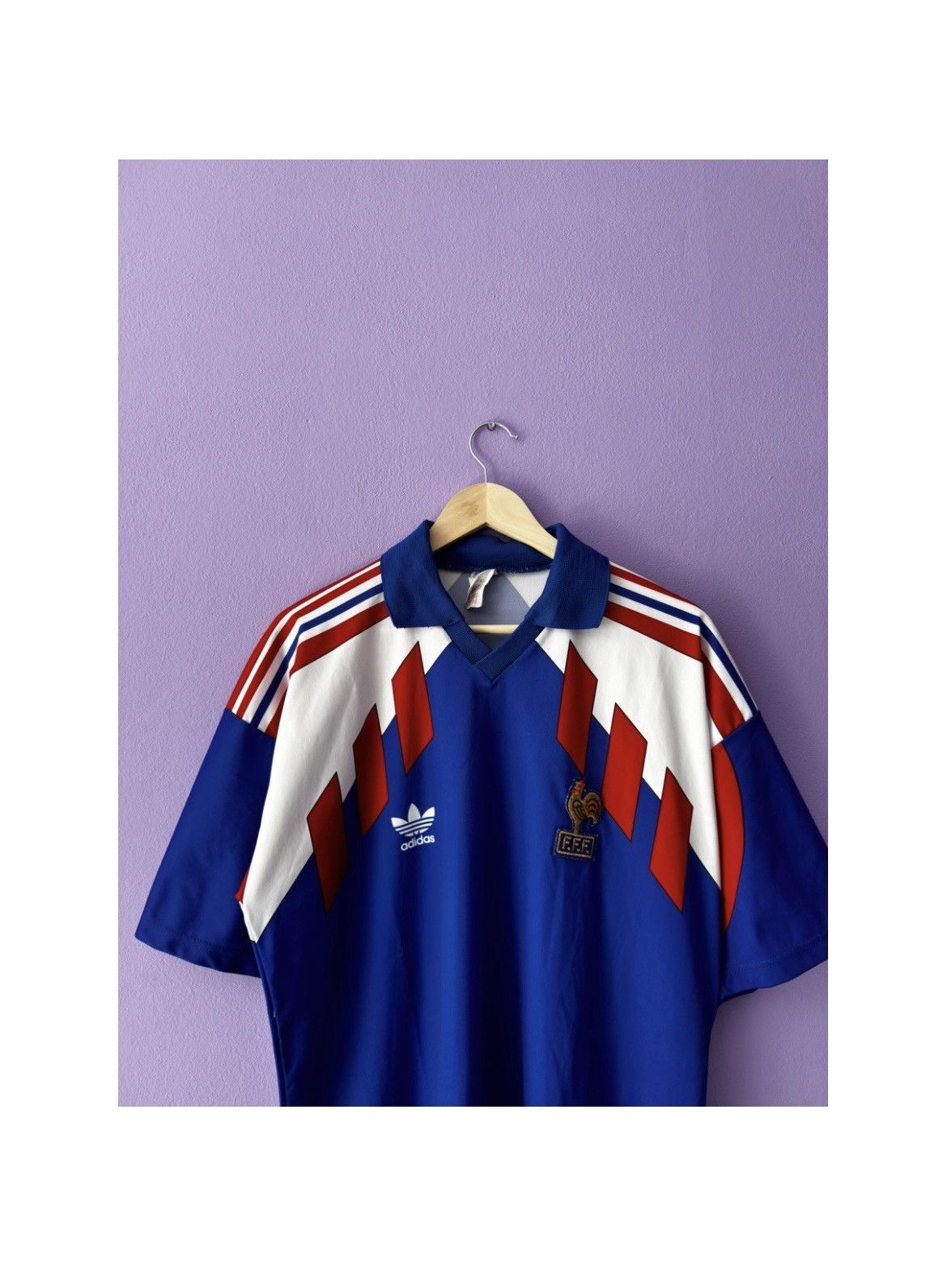 Adidas × Vintage France jersey Size US L / EU 52-54 / 3 - 5 Thumbnail