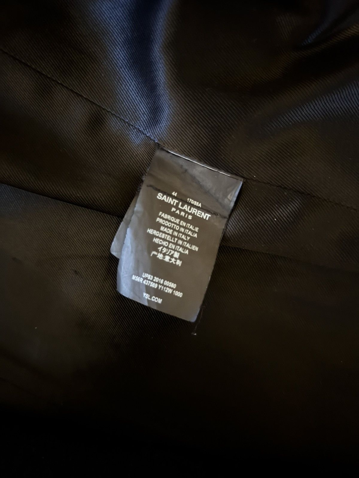Saint Laurent Paris FW16 Saint Laurent Paris Double Breasted Caban Size US S / EU 44-46 / 1 - 3 Thumbnail