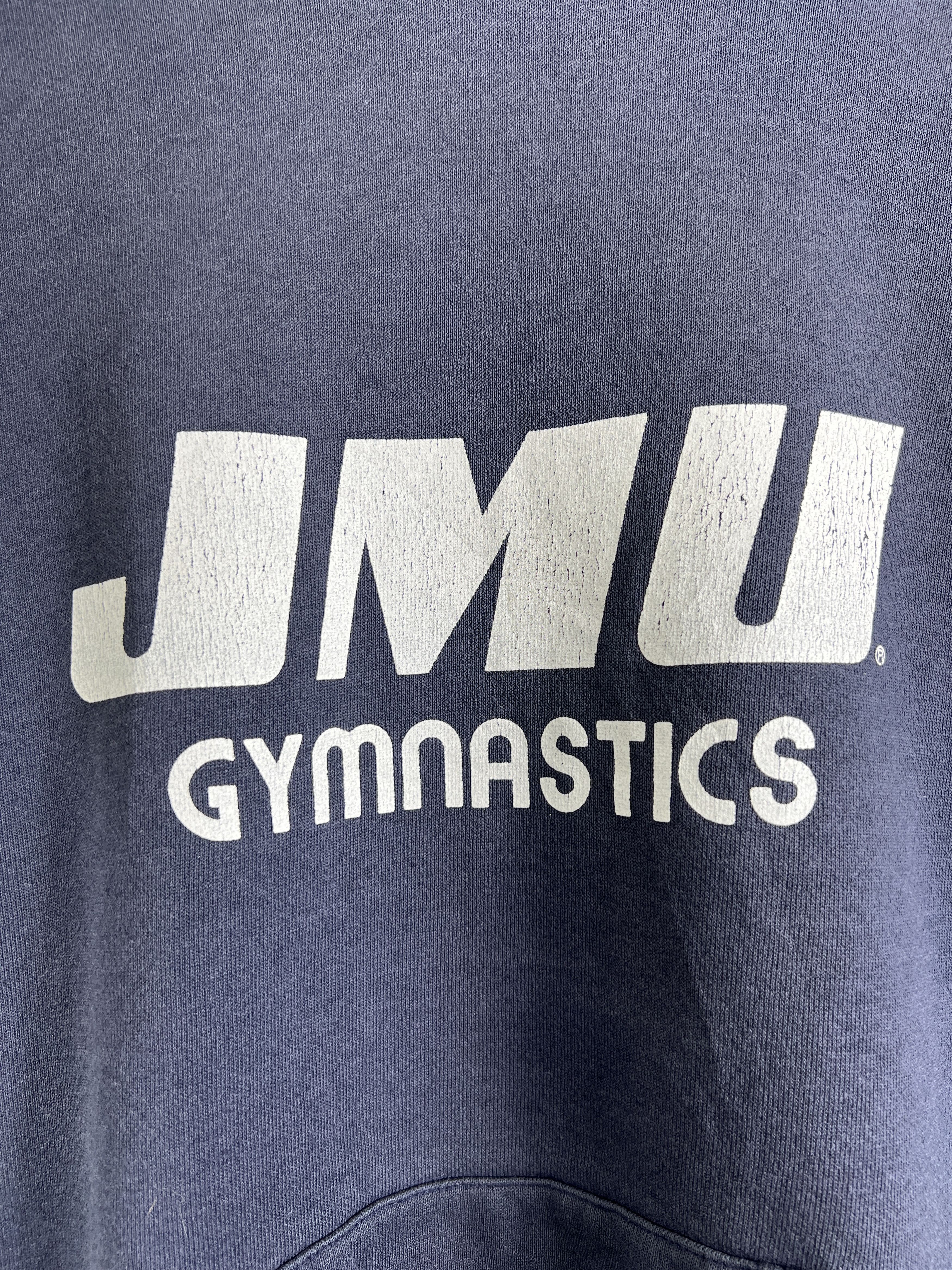 Lee × Vintage No.4886 Vintage 90s JMU Gymnastics Graphic Hoodie Size US M / EU 48-50 / 2 - 2 Thumbnail