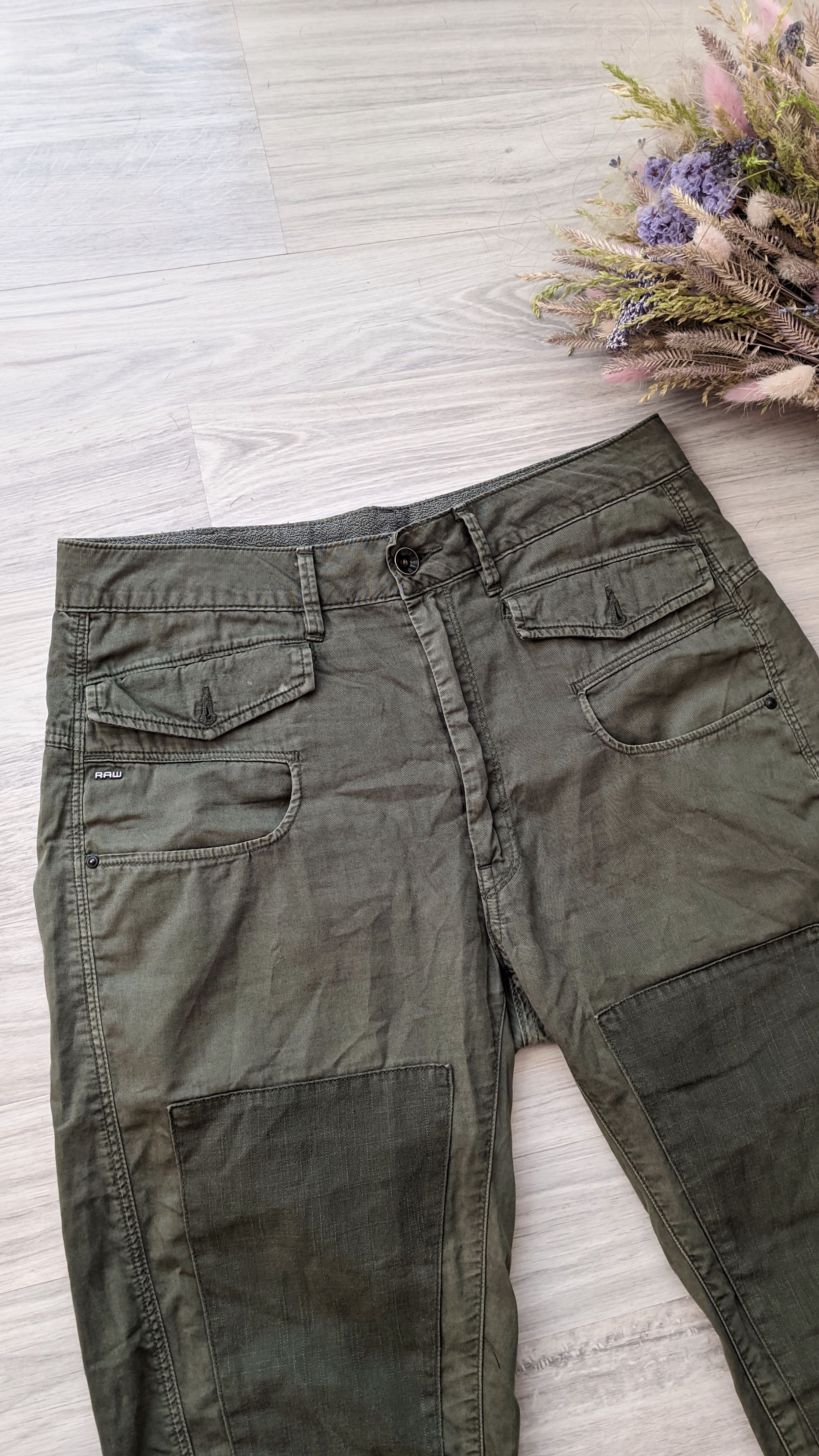 G-Star × If Six Was Nine × Le Grande Bleu (L.G.B.) G-Star Raw army radar strap loose taperered military pants Size 26" / US 2 / IT 38 - 2 Thumbnail