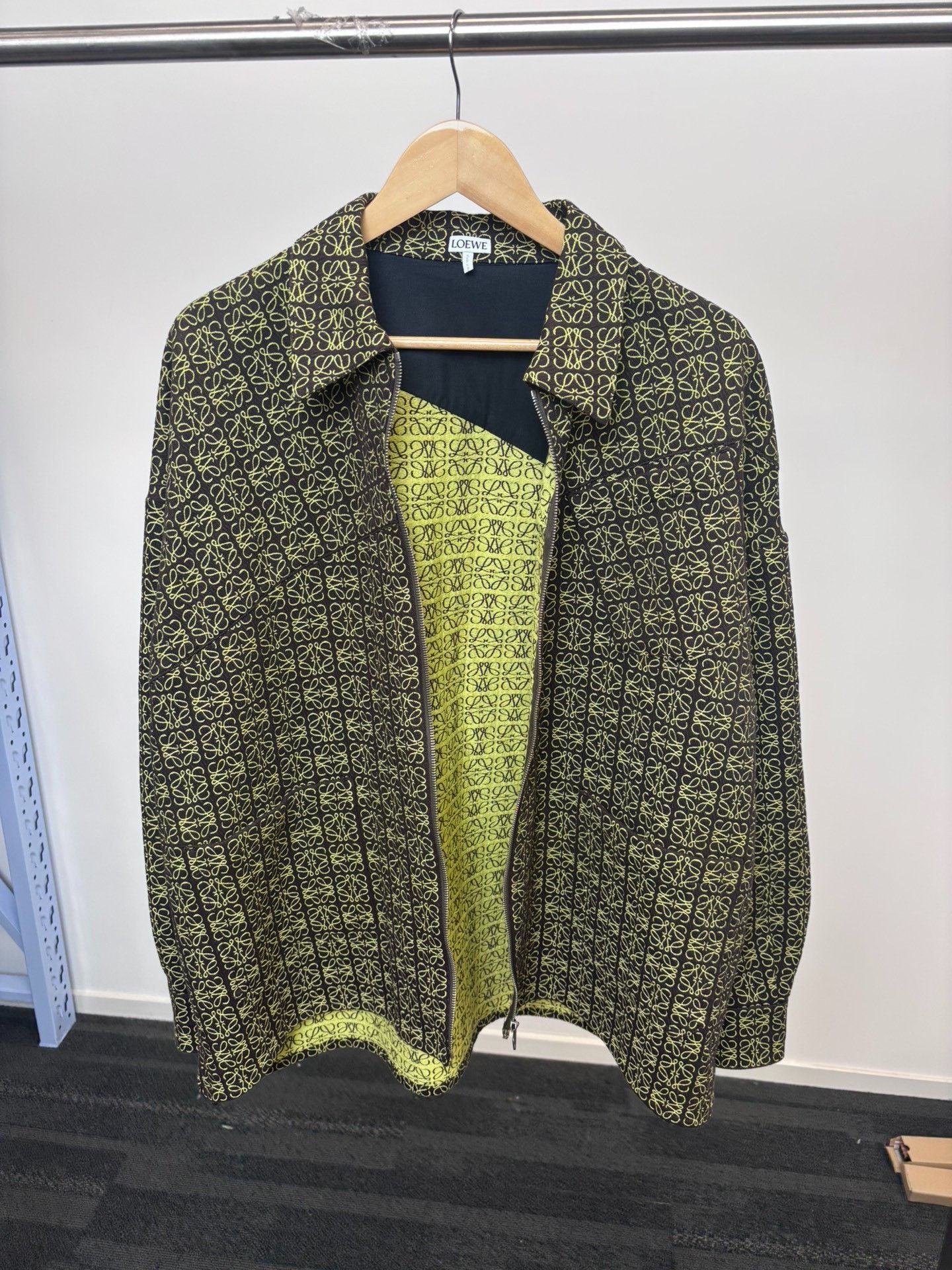 Loewe Loewe Anagram Cotton Zip Jacket Size 48 Size US M / EU 48-50 / 2 - 1 Thumbnail