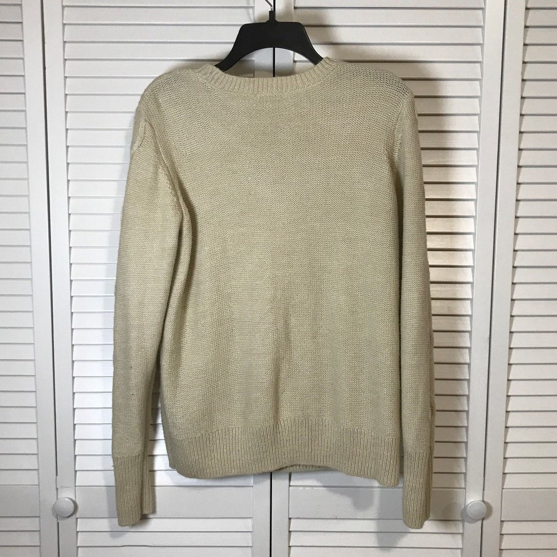 St. Johns Bay St John’s Bay Beige Crewneck Long-Sleeve Knit Sweater L Size L / US 10 / IT 46 - 2 Thumbnail