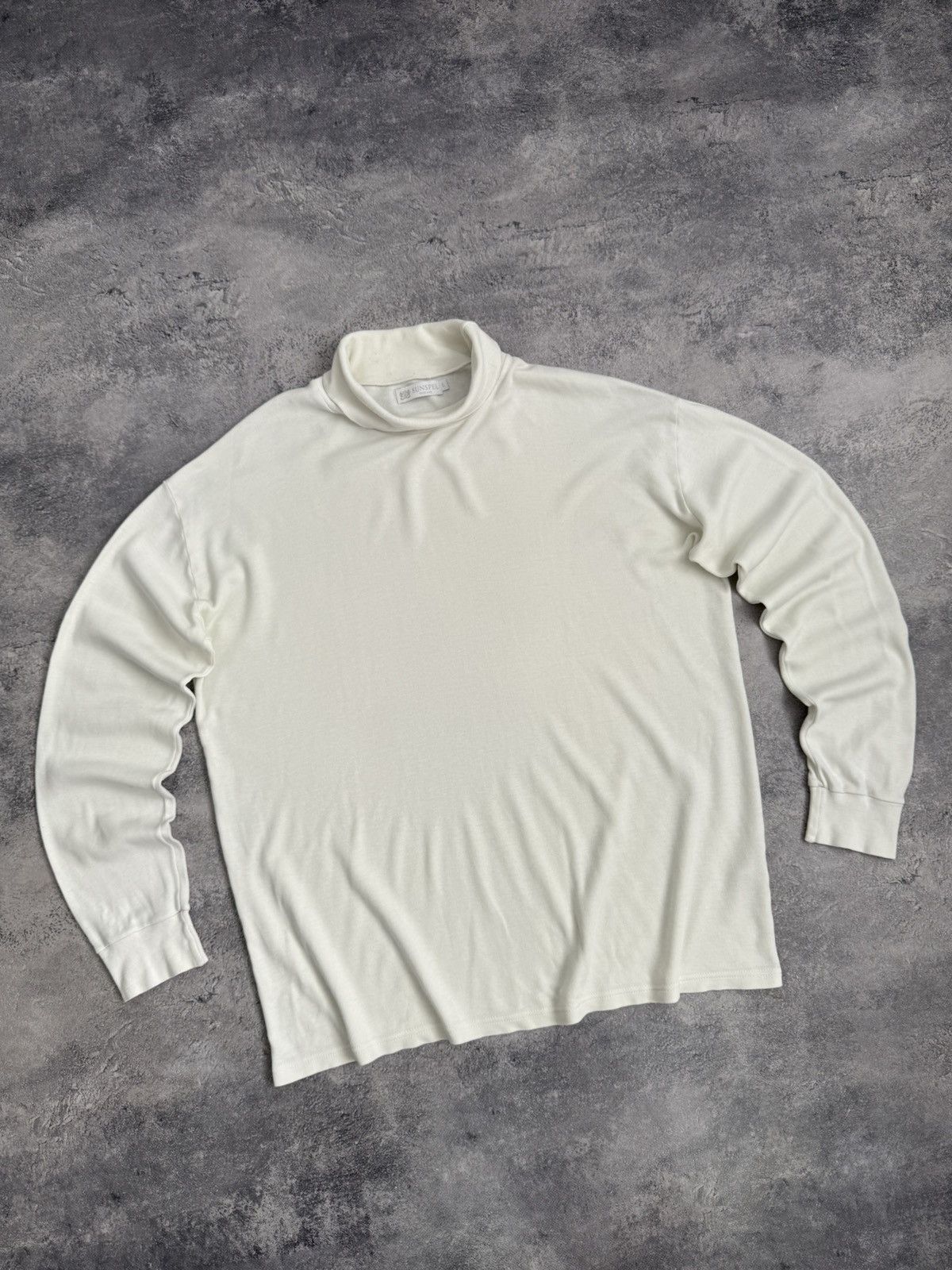 Sunspel Sunspel White Turtleneck Long Sleeve T-Shirt Tee Vintage Y2K Size US L / EU 52-54 / 3 - 4 Thumbnail