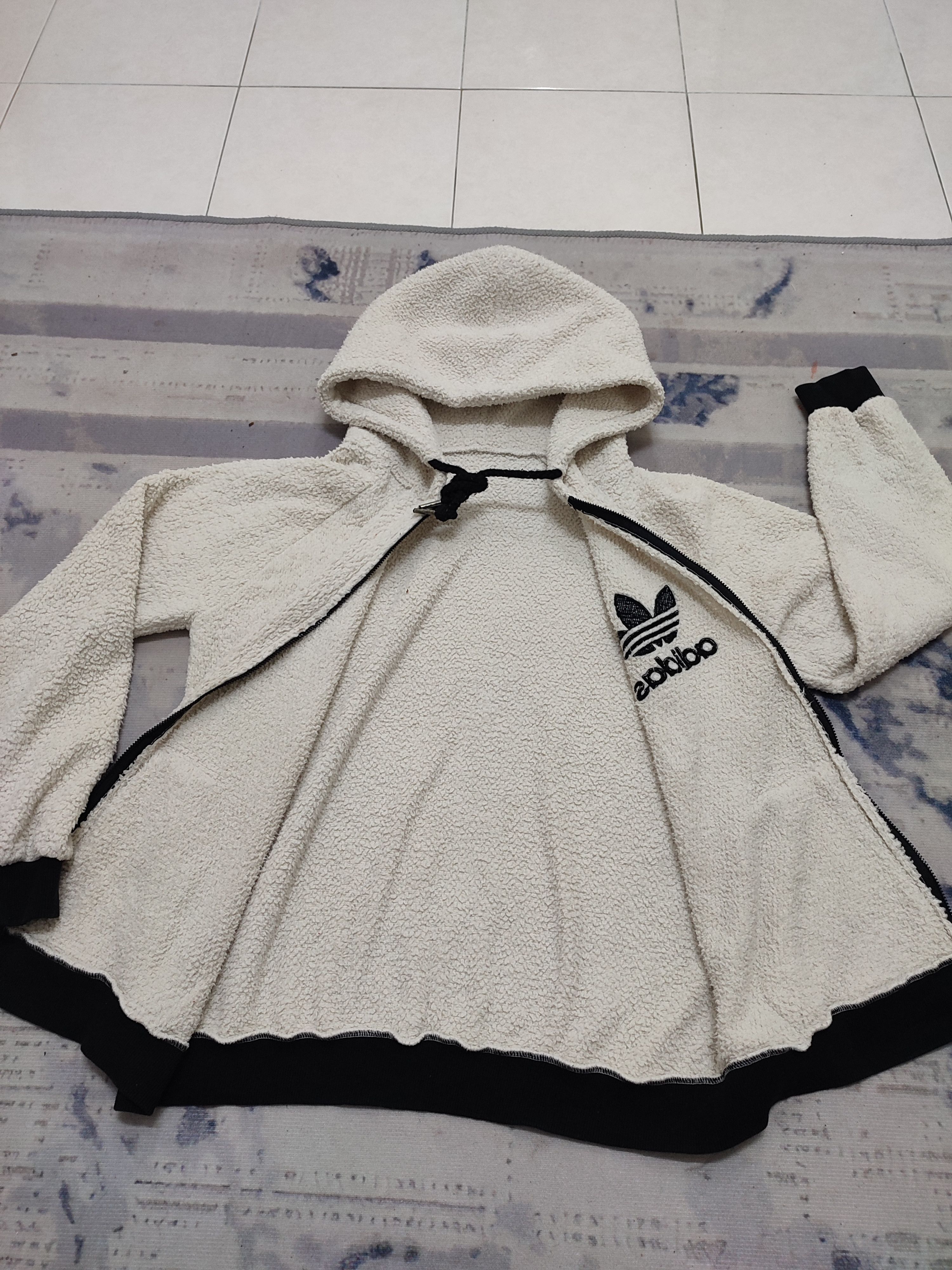 Adidas 💥90s Adidas Fleece Zip Up Hoodies Size US M / EU 48-50 / 2 - 8 Thumbnail