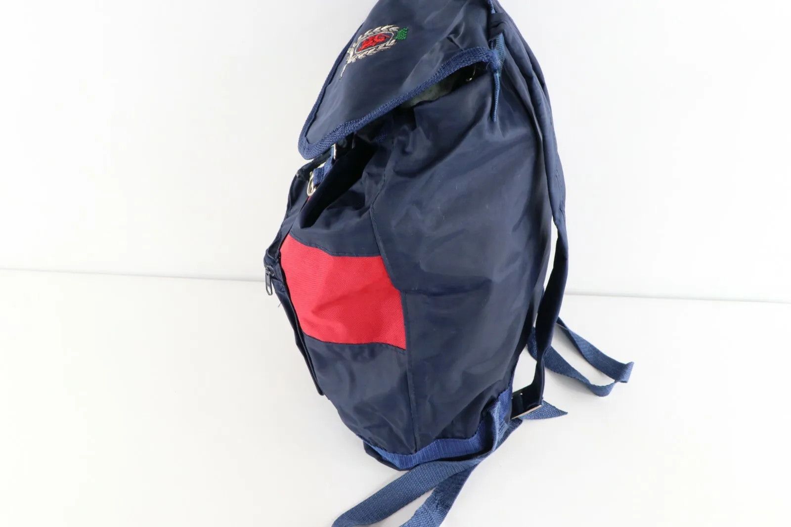 Tommy Hilfiger × Vintage Vintage 90s Tommy Hilfiger Distressed Big Logo Backpack Bag Size ONE SIZE - 4 Thumbnail