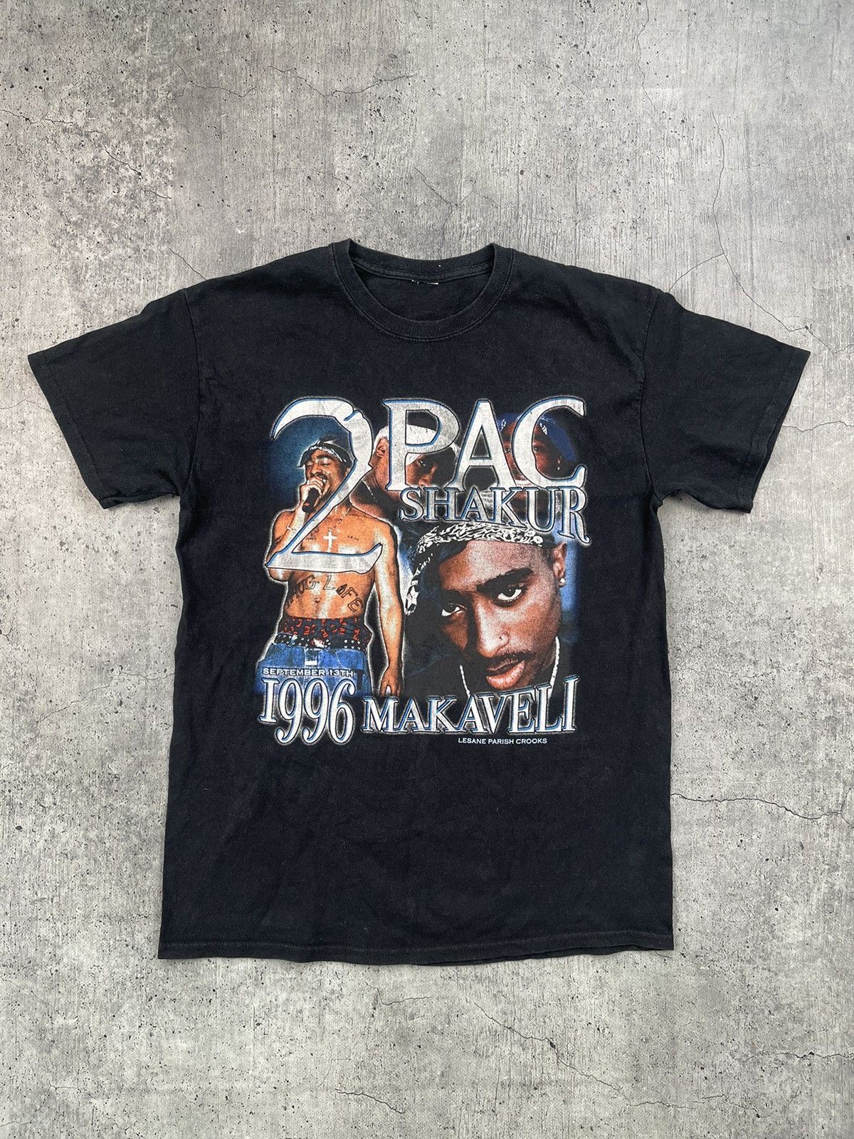 Vintage Vintage 2Pac 1996’s XL T-Shirt Fade / Distressed Size US S / EU 44-46 / 1 - 1 Thumbnail