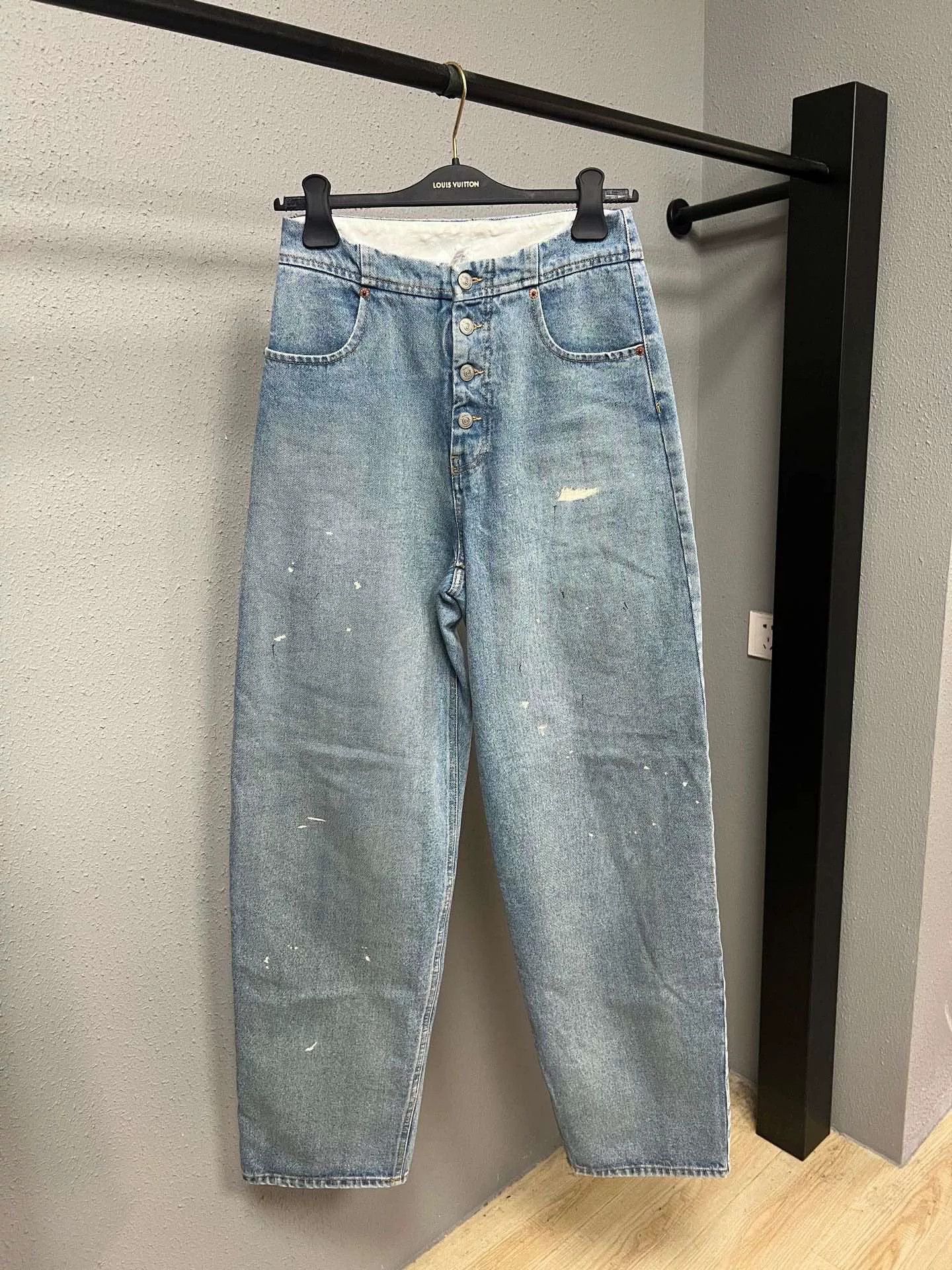 Maison Margiela distressed blue denim jeans by maison margiela Size US 28 / EU 44 - 1 Thumbnail