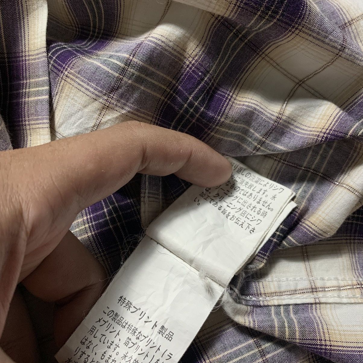 Japanese Brand In The Attic Multi Plaid Shirt Poem Crown On Back Size US L / EU 52-54 / 3 - 10 Thumbnail