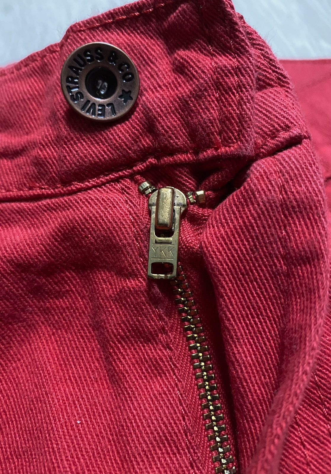 Levi's Women’s Junior Levi’s 511 Slim Vintage Red Jeans Denim Size 28" / US 6 / IT 42 - 16 Thumbnail