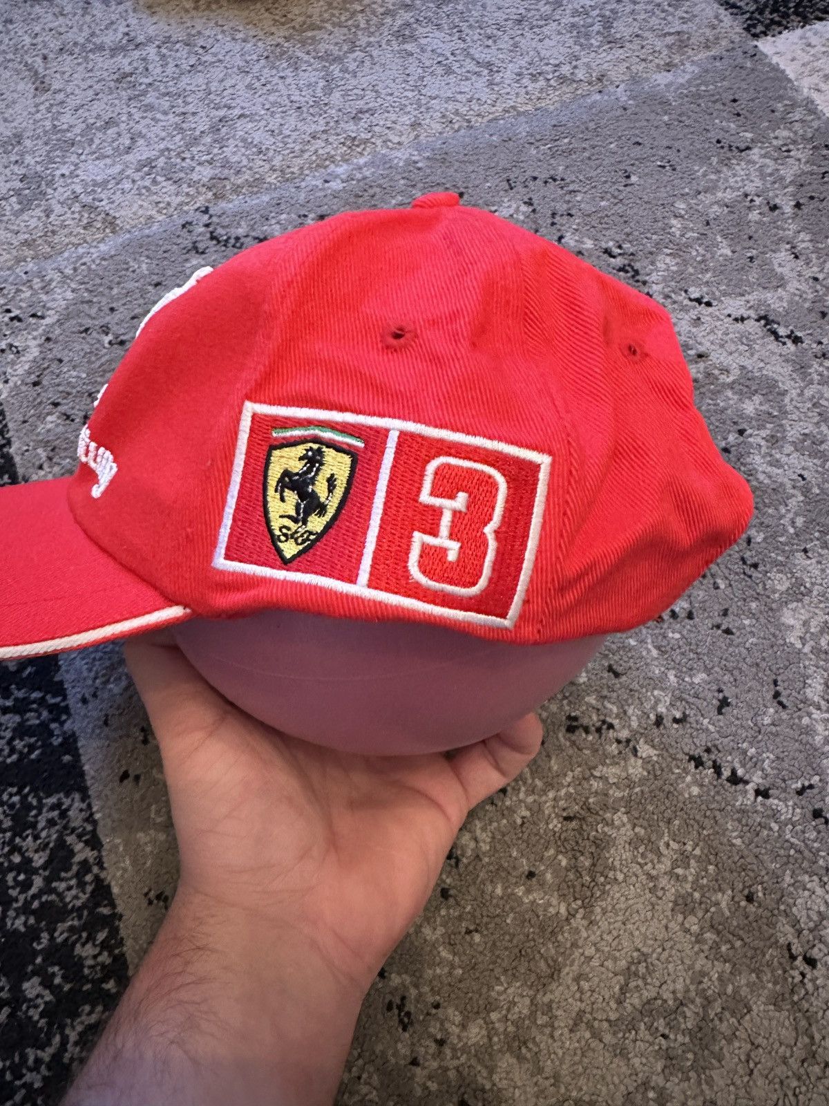 Ferrari Rare VTG Ferrari by Michael Schumacher Official Dekra Cap Size ONE SIZE - 4 Thumbnail