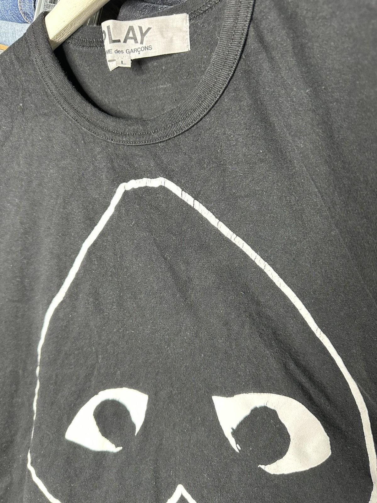 Comme des Garcons PLAY Comme des Garcons PLAY Heart Logo Japan T-Shirt Mens Size L Size US L / EU 52-54 / 3 - 9 Thumbnail
