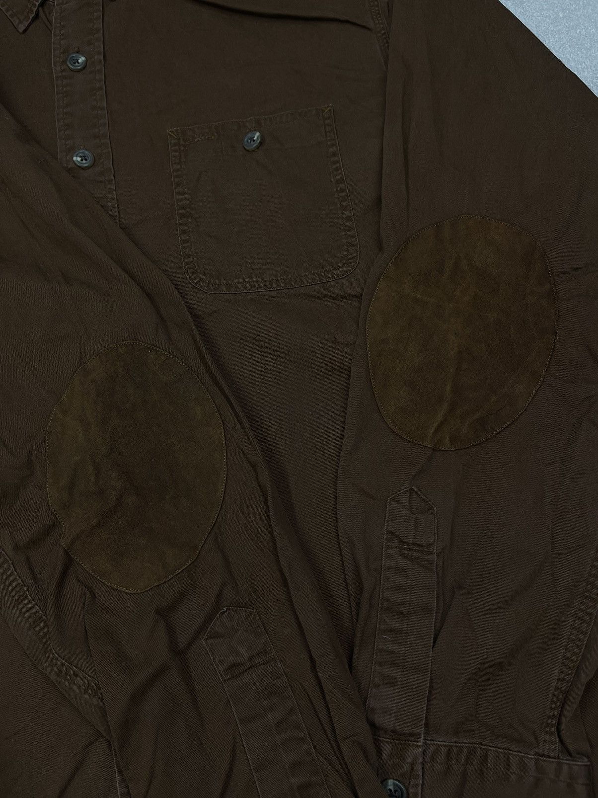 Polo Ralph Lauren Vintage Polo Ralph Lauren Brown Shirt Y2K Rugby Size XL Size US XL / EU 56 / 4 - 4 Thumbnail