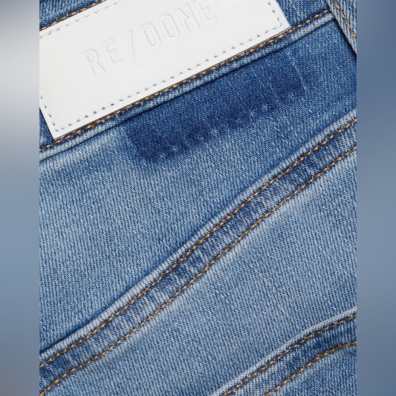 RE/DONE NEW - re/done Crop Wide-Leg Mid-Rise Jeans - Sz 24 - $295 Size 24" / US 00 / IT 34 - 6 Thumbnail