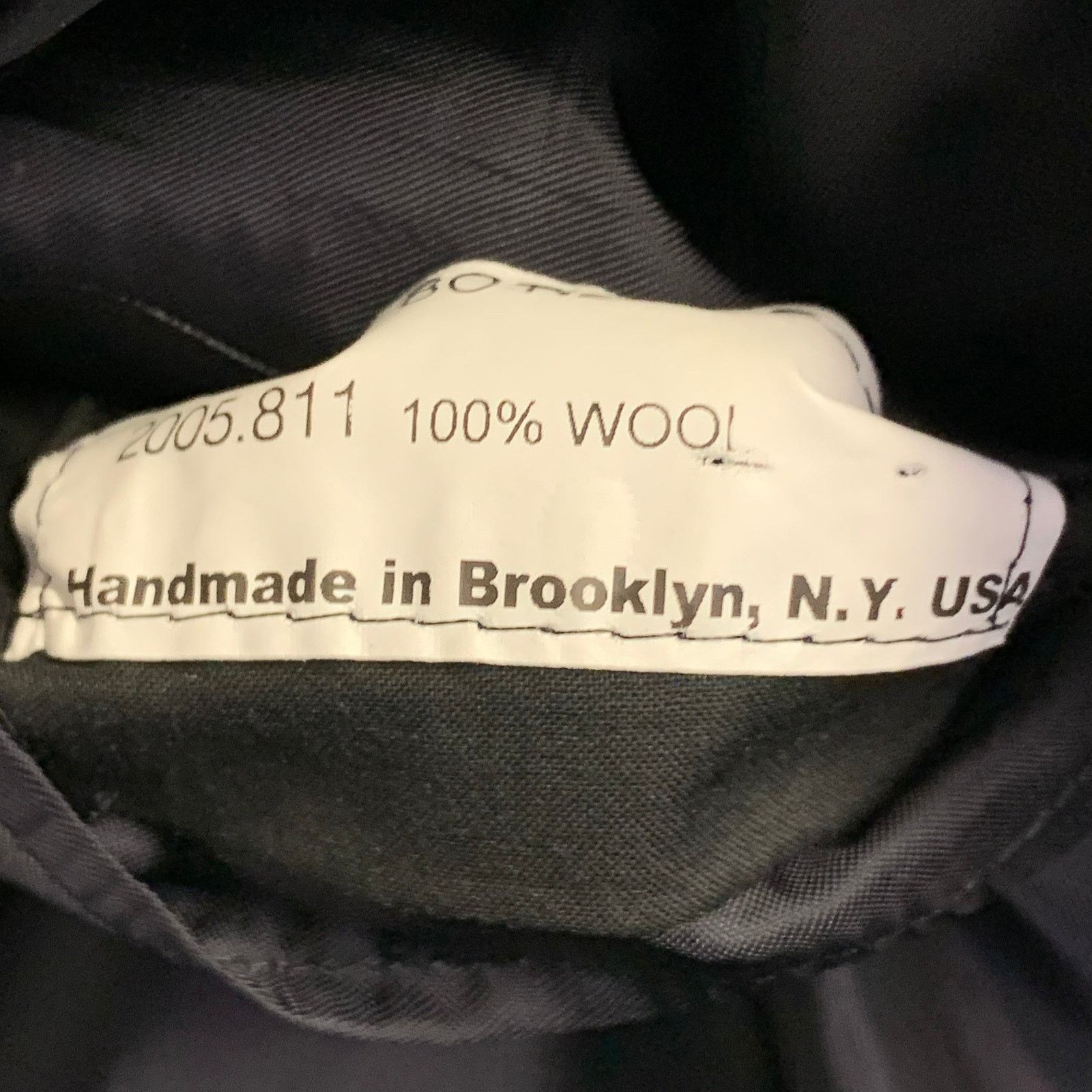 Band Of Outsiders BAND OF OUTSIDERS Green Blue Plaid Wool Twill Lapel Coat Size 40R - 8 Thumbnail
