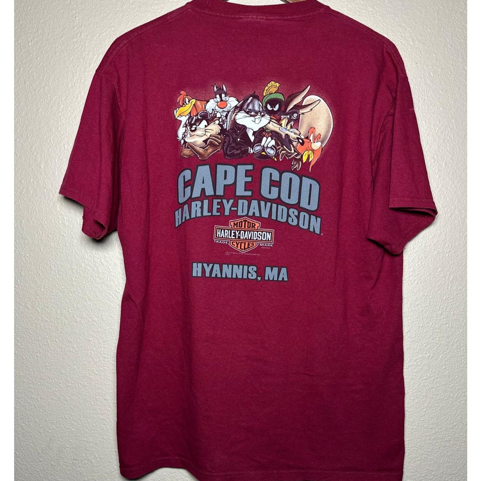 Harley Davidson 🏍️ Vintage Harley-Davidson x Looney Tunes Tee – Size L Size US L / EU 52-54 / 3 - 2 Thumbnail