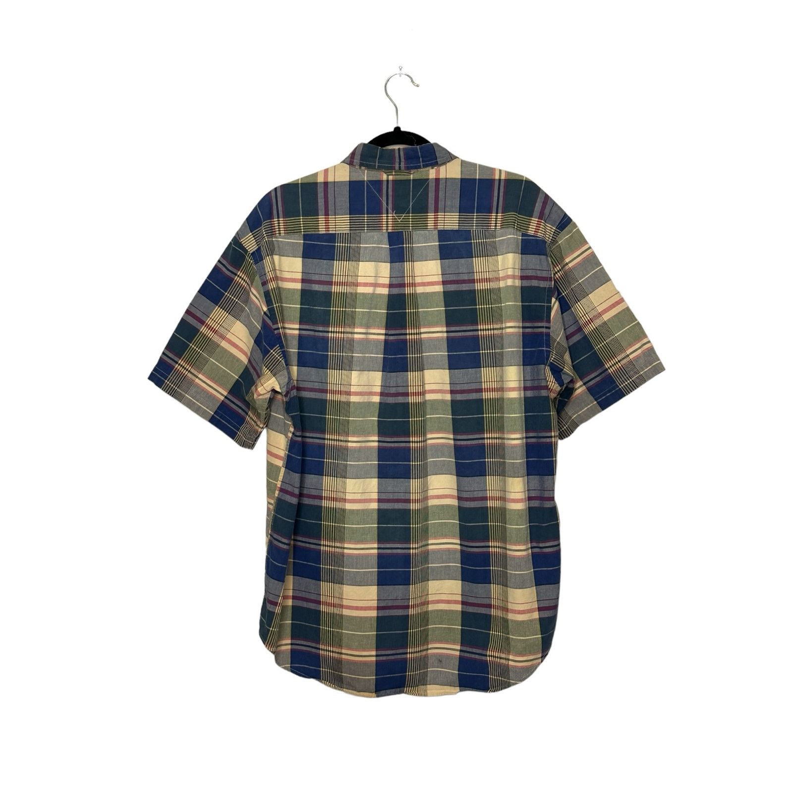 Tommy Hilfiger Tommy Hilfiger plaid short sleeves button men shirts size L Size US L / EU 52-54 / 3 - 9 Thumbnail