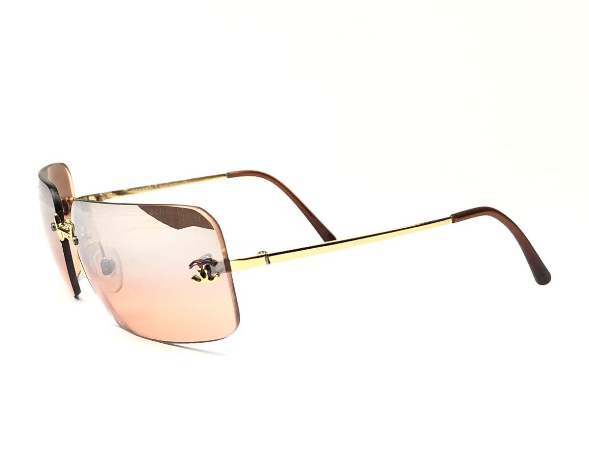 Chanel Chanel CC sunglasses gold Size ONE SIZE - 2 Thumbnail