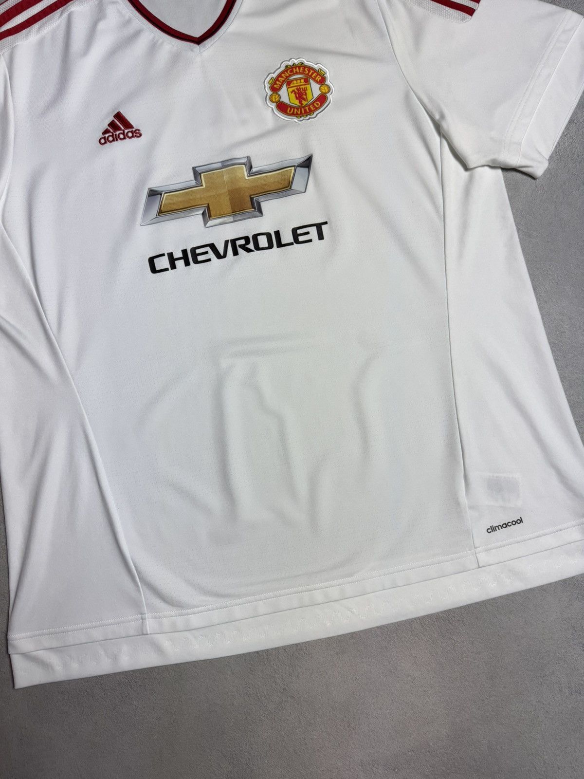 Adidas Manchester United 2015 2016 Away Shirt Soccer Jersey Adidas Size US XXL / EU 58 / 5 - 4 Thumbnail