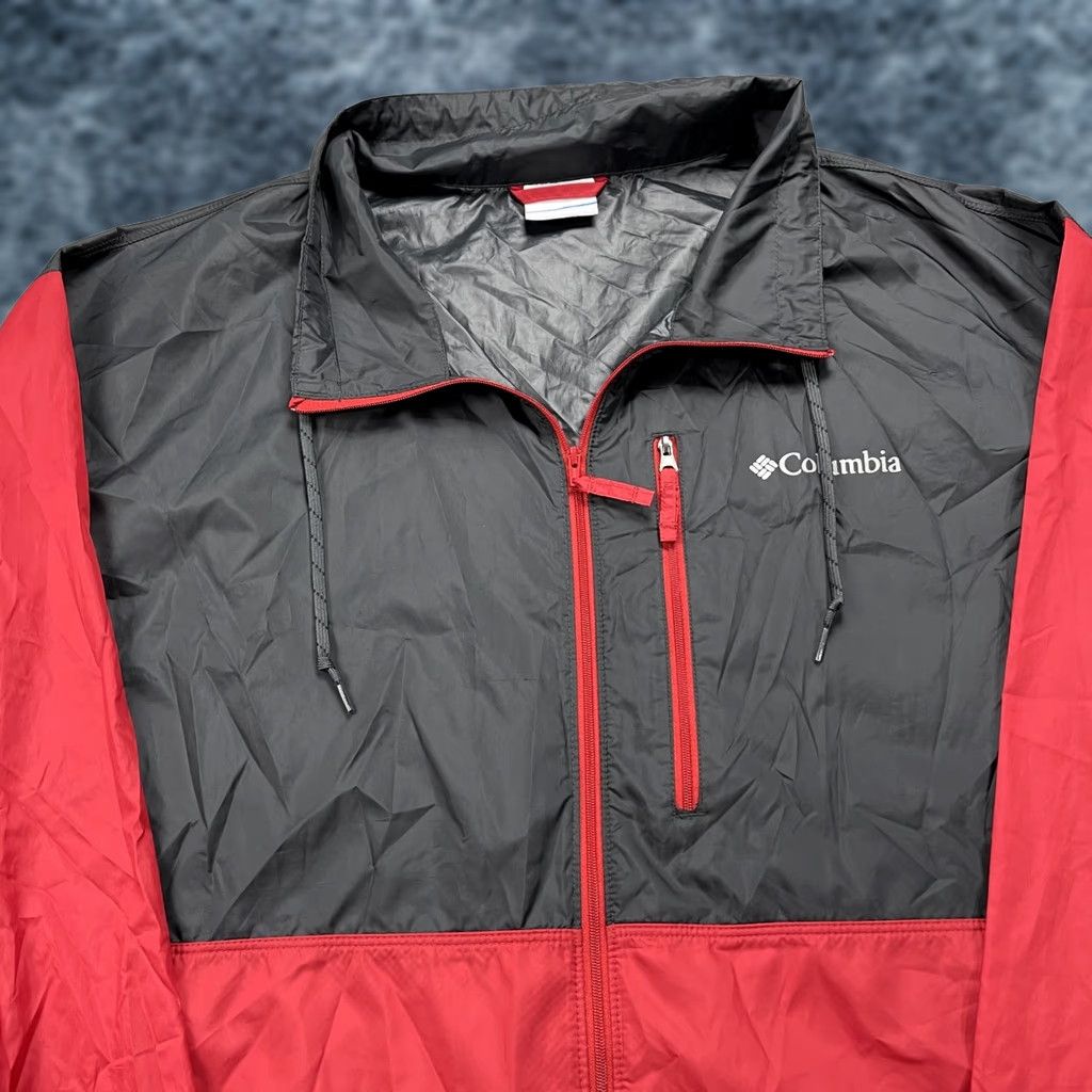 Vintage Columbia Jacket Mens 2XL Red Windbreaker Full Zip Logo Outdoor Hiking Jacket Mens 2XL Red Columbia Windbreaker Full Zip Logo Outdoor Hiking Size US XXL / EU 58 / 5 - 1 Thumbnail