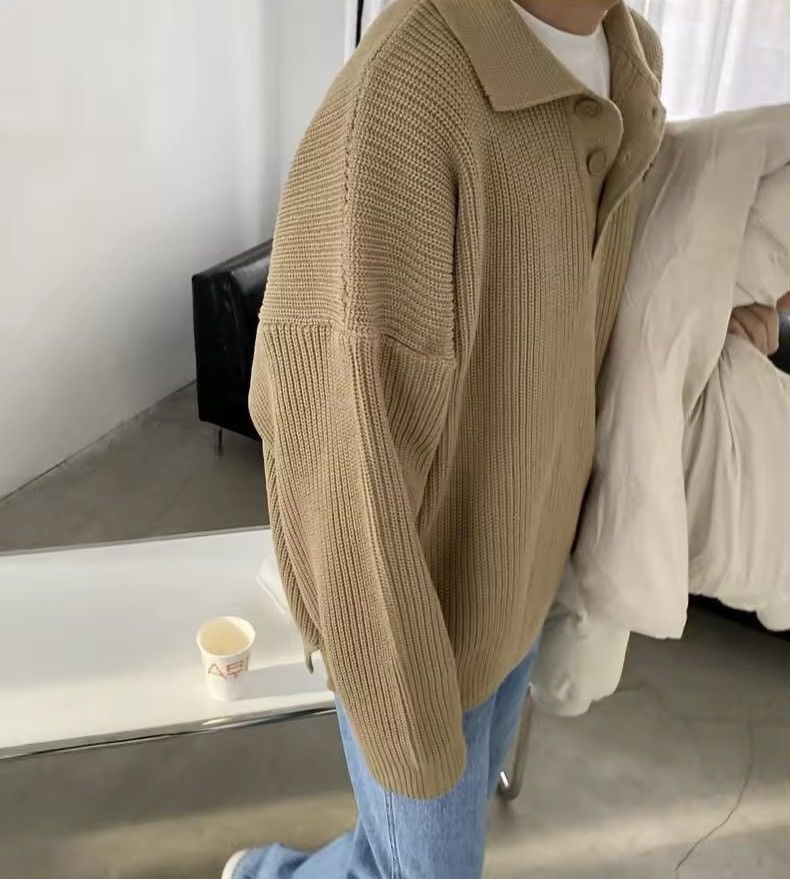 Other Autumn Winter Fashion Man Solid Casual Shirt Pullover Size US L / EU 52-54 / 3 - 4 Thumbnail