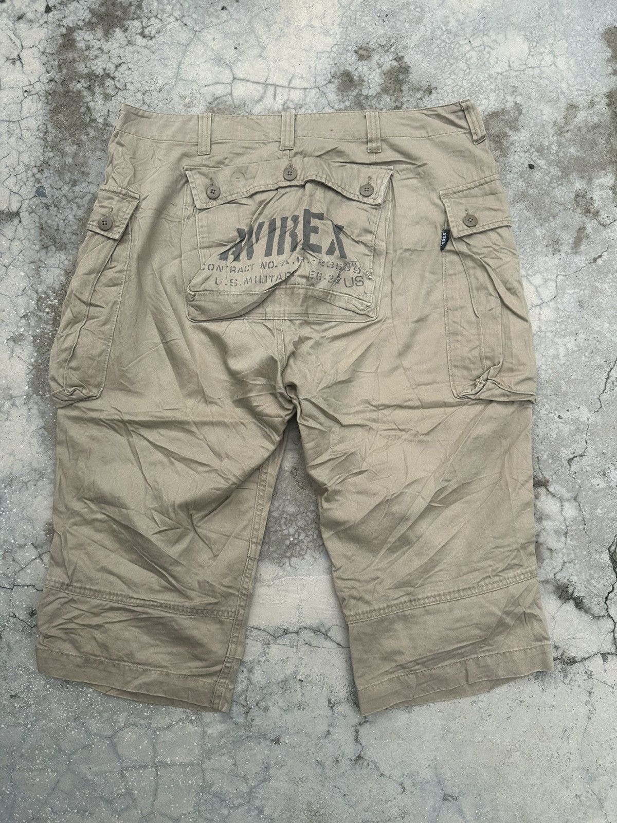 Avirex Vintage Avirex Monkey Cargo Cropped Pants Size US 37 - 3 Thumbnail
