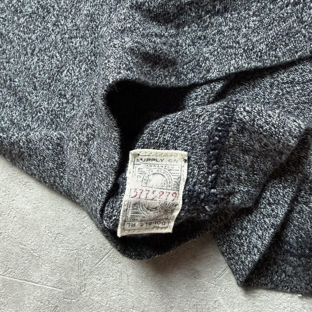 RRL Ralph Lauren Double RL Gray Pocket T Shirt Size US S / EU 44-46 / 1 - 4 Thumbnail
