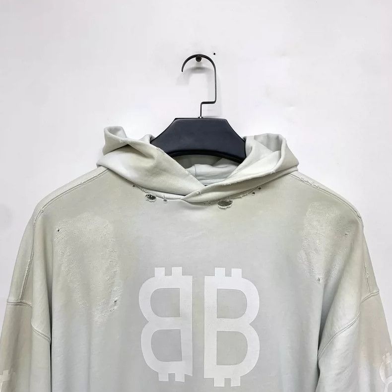 Balenciaga Balenciaga Worn Double B Hoodie 2505-Nextarrow Size US XS / EU 42 / 0 - 3 Thumbnail