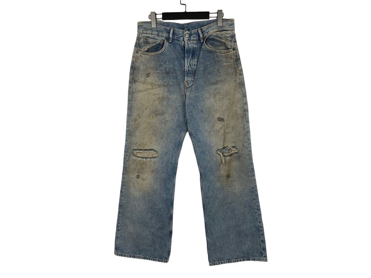 Acne Studios Acne Studios 2021M Penicillin Distressed Denim Jeans Size US 33 - 1 Thumbnail