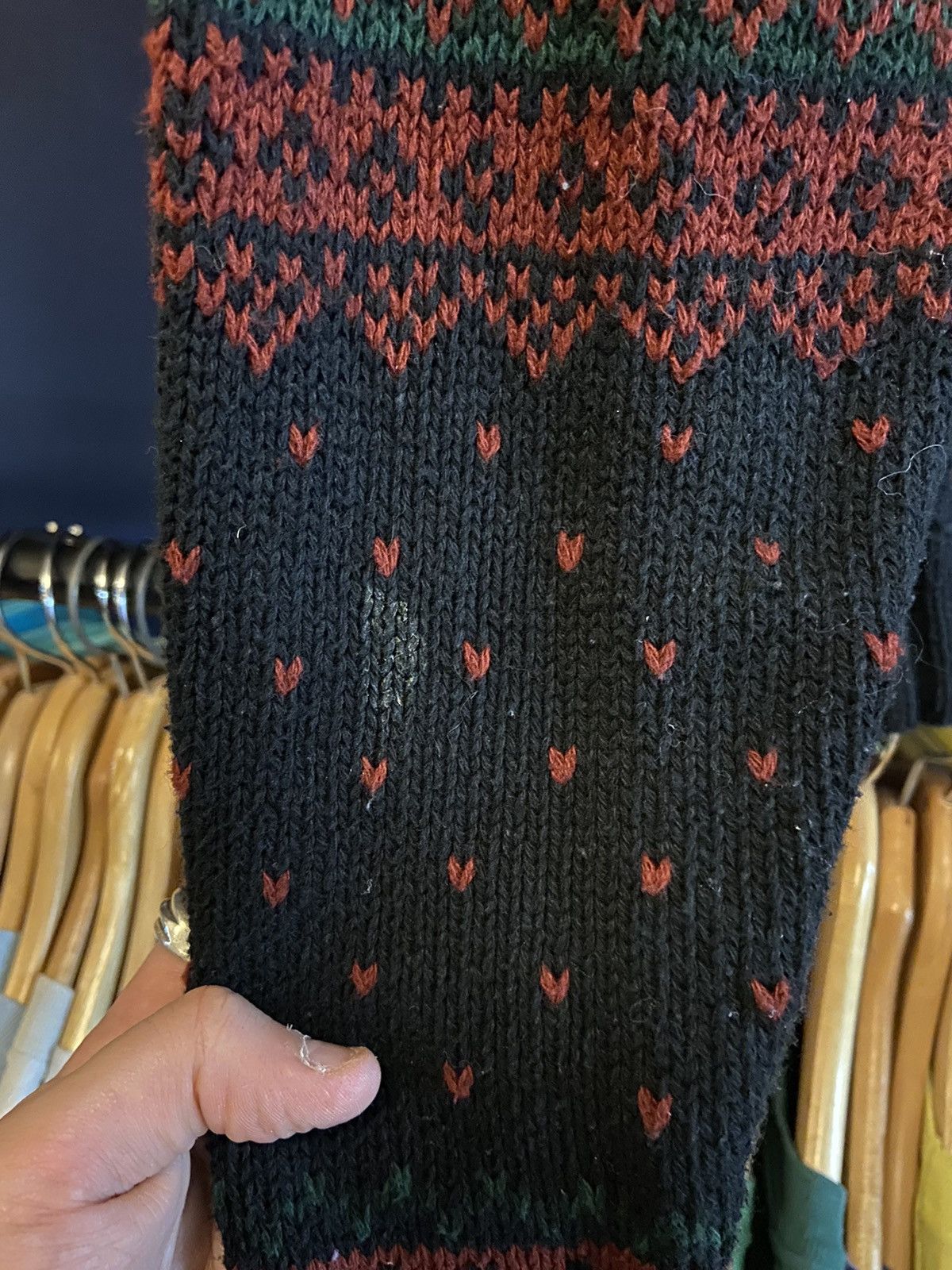 Designer × Polo Ralph Lauren × Vintage Vintage 90s Polo Ralph Lauren Birds Eye Deer Knit Sweater Size US S / EU 44-46 / 1 - 5 Thumbnail