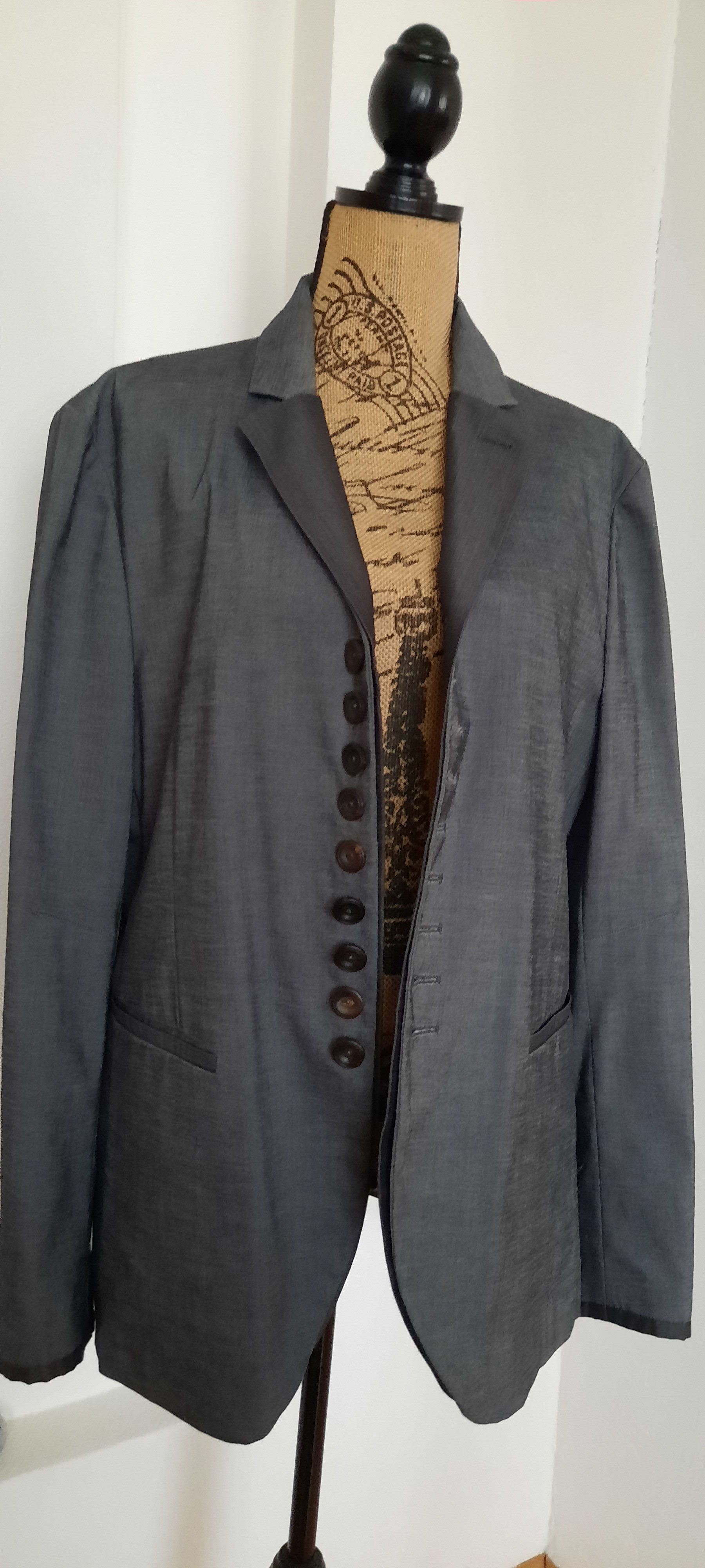 John Varvatos JOHN VARVARTOS Men's Blazer Jacket Multibutton Grey 50 (IT) Size 50R - 2 Thumbnail