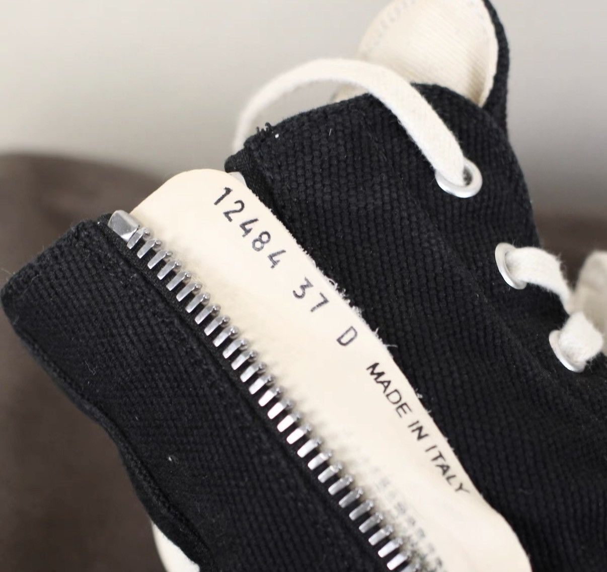 Rick Owens Rick Owens High-Top Canvas Bubble Converse-Inspired Sneakers Size US 7 / IT 37 - 8 Thumbnail