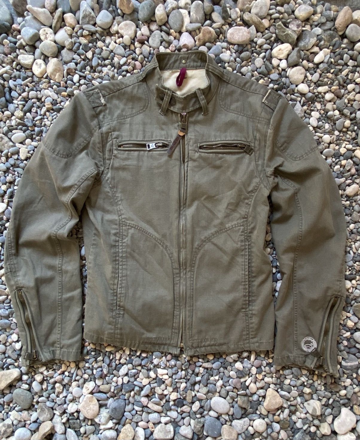 Diesel Vintage Diesel Black Gold x Japanese Biker Jacket 7Yr Brain Size US M / EU 48-50 / 2 - 3 Thumbnail
