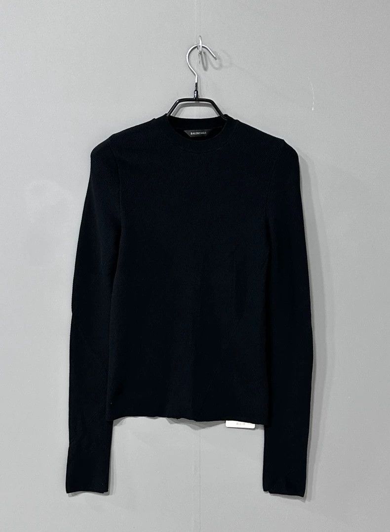 Balenciaga Balenciaga New Sleeve Logo Knit Sweater - dmc Size US L / EU 52-54 / 3 - 1 Thumbnail