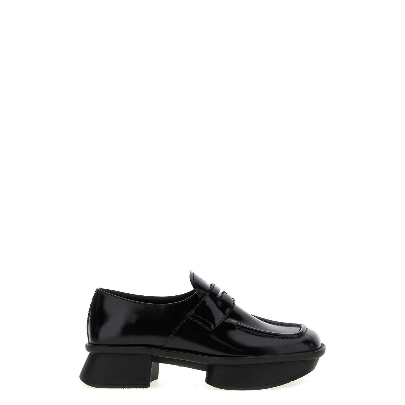 Prada PRADA Equal Black Leather Loafers New & Authentic (Women's s Size US 7 / IT 37 - 5 Thumbnail