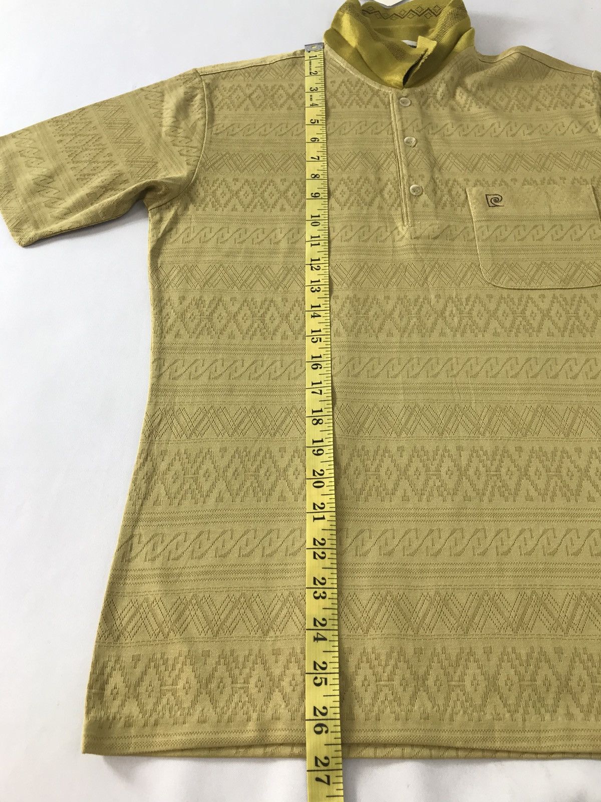 Pierre Cardin 90s Pierre Cardin Paris Tricot Polo Tee T-Shirt Design Size US S / EU 44-46 / 1 - 10 Thumbnail