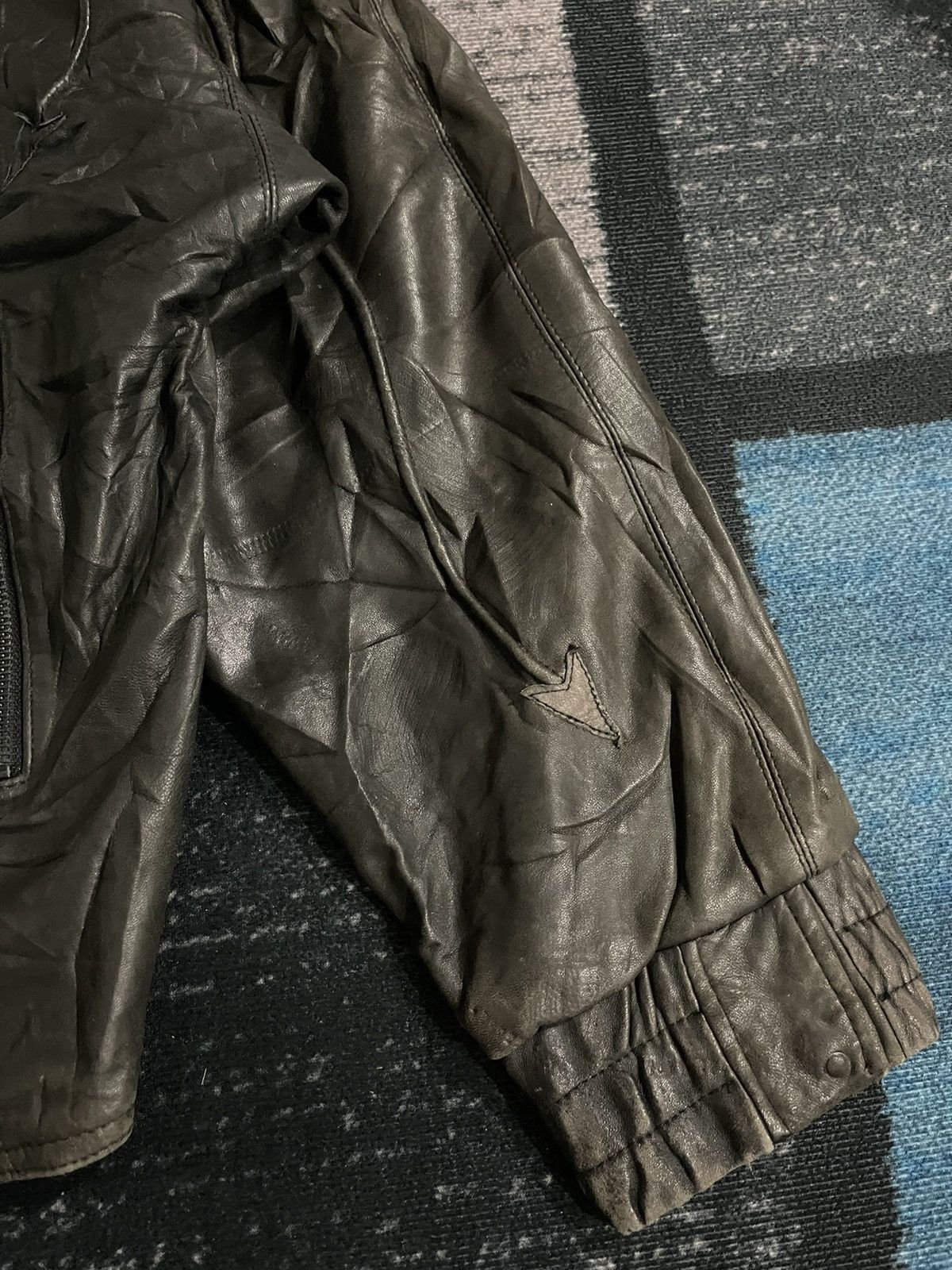 Vintage Vintage Skins West Jeffery Hilton Leather Jacket Size US L / EU 52-54 / 3 - 8 Thumbnail