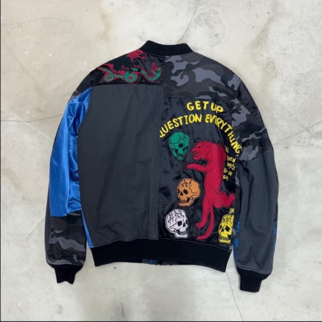 Diesel [M] Diesel J-Kit Patch Bomber Jacket Size US M / EU 48-50 / 2 - 2 Thumbnail