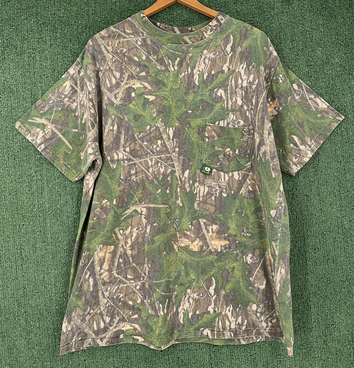 Mossy Oaks Vintage 90’s Mossy Oak Shadow Leaf Camo Camouflage Pocket Size US L / EU 52-54 / 3 - 1 Thumbnail